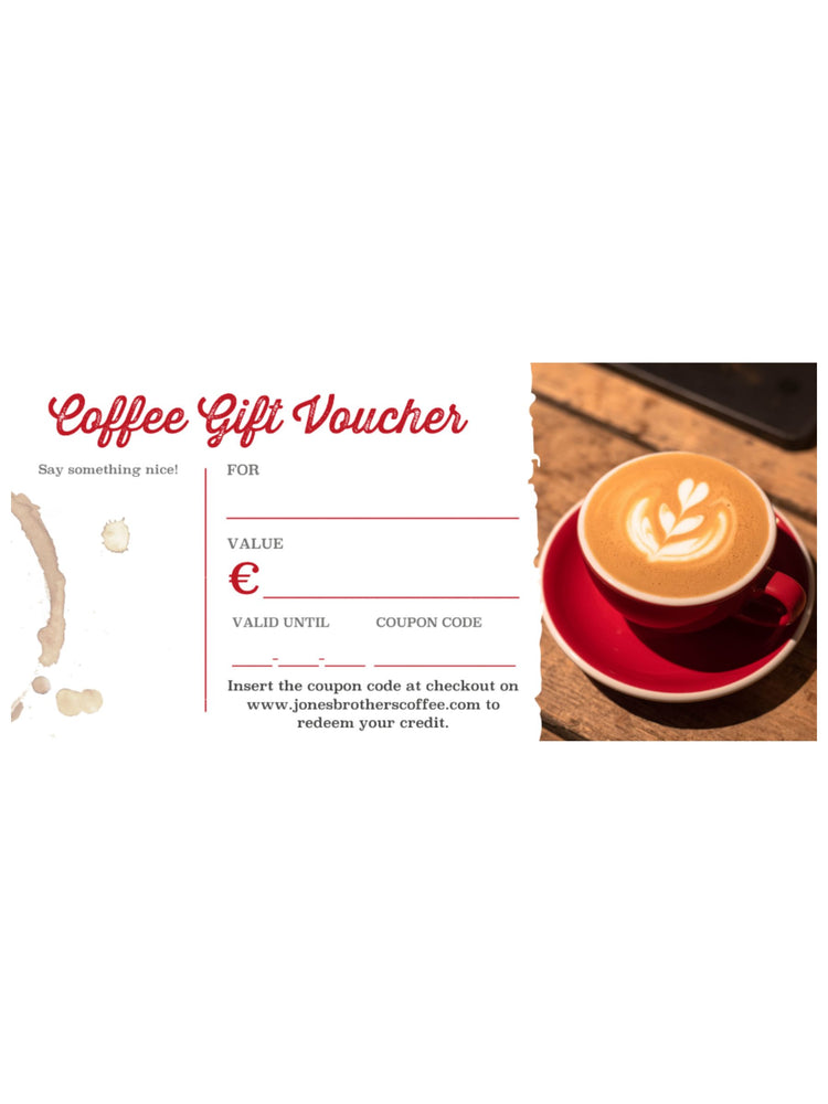 Koffie Cadeaukaart: geef een cadeau naar keuze