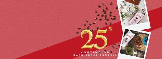 25% korting op dark roast bundels!