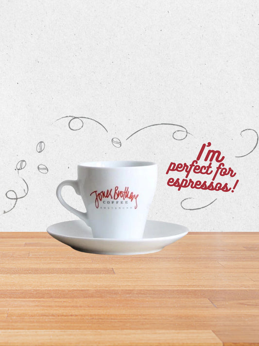 Keramische espressokop & schotel