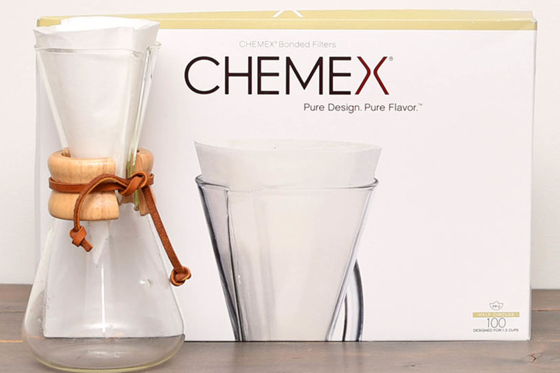 Koffie Gadget – koffiefilters voor Chemex, 3 kopjes (100 filters)